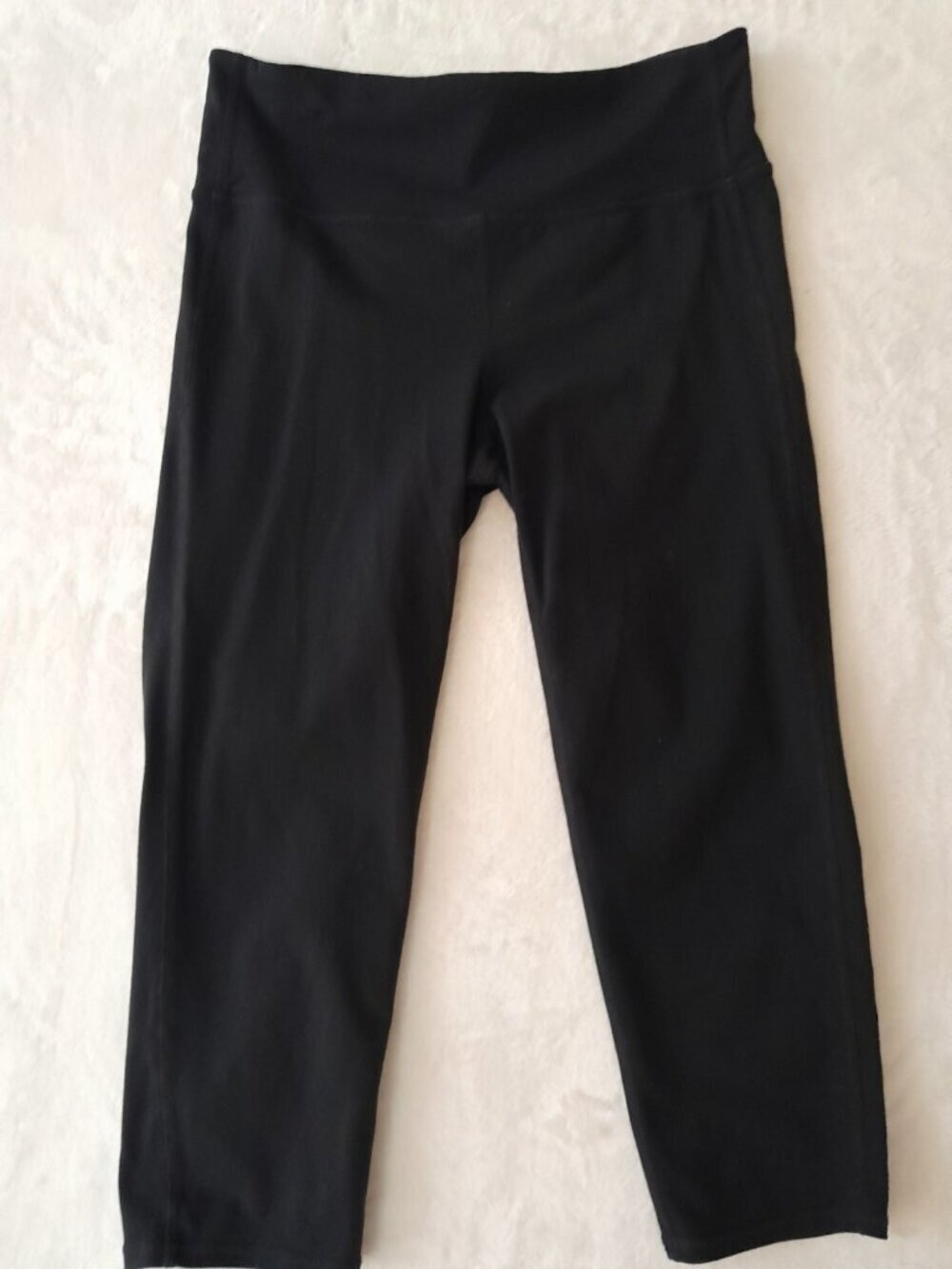 Athleta Cropped Leggings Casual Athleisure Workout Gym Size Medium Black
